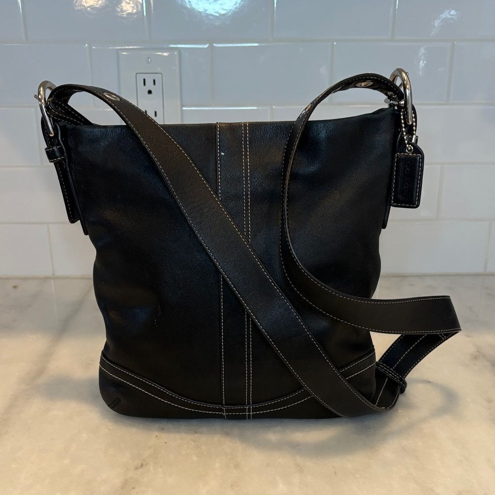 Coach Bag Purse Handbag Leather Vintage Y2K Slim Soho Hobo Crossbody Shoulder